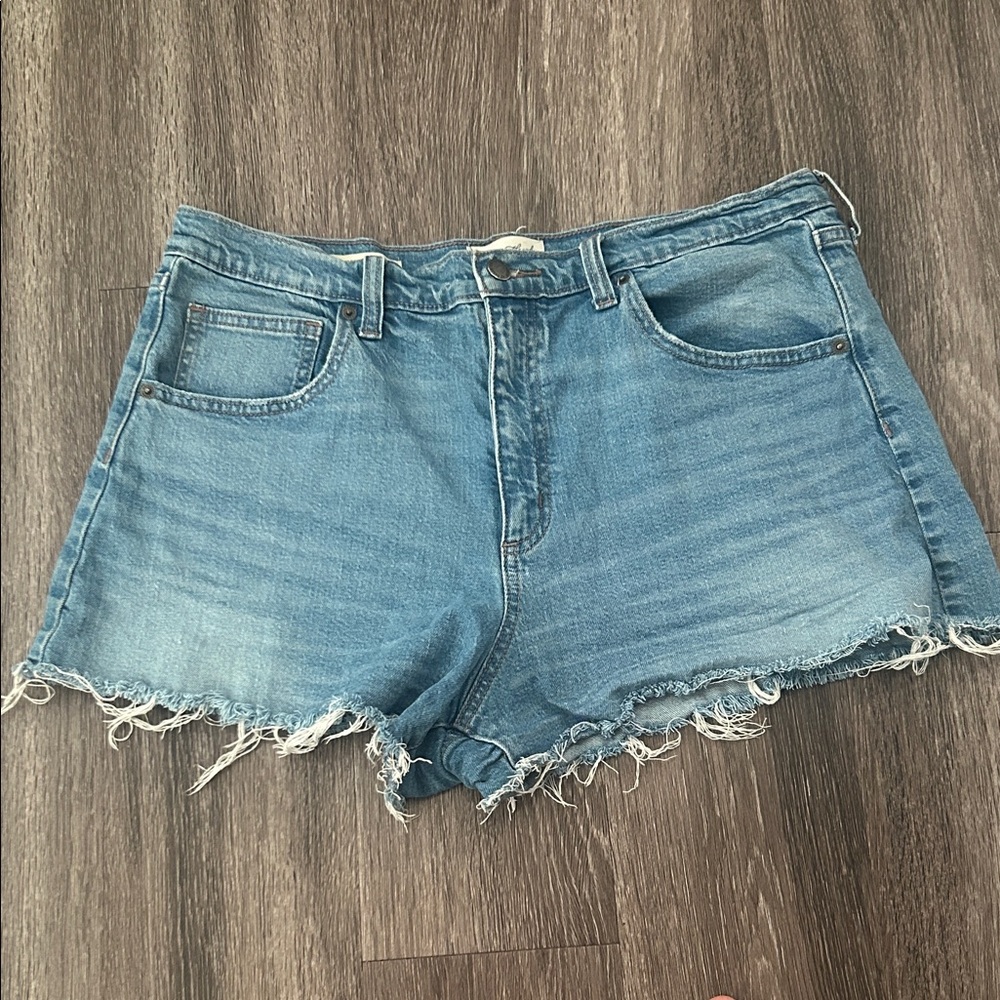 Universal Thread Light Blue Distressed Jean Shorts